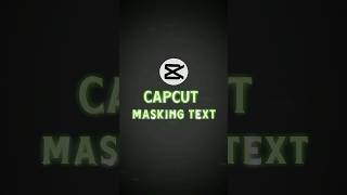 Capcut | Masking Text Tutorial 🤯🔥 | #shorts #tutorial
