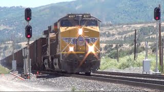 Union Pacific and BNSF on Soldier Summit - July 2015