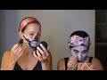 Nat Tries Creepy Halloween Make-Up Tutorial (The Nun & Lady Gaga)