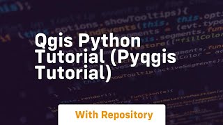 Qgis python tutorial pyqgis tutorial