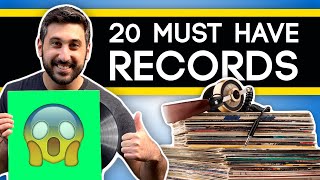 Top 20 Records You Need For Your Vinyl Collection | Essential Albums To Own (Rock, Jazz, Rap, Indie)