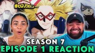 STAR AND STRIPE VS SHIGARAKI! | My Hero Academia Season 7 Episode 1 Reaction
