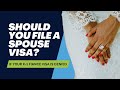 Should You Apply for a Spouse Visa if Your Fiancé Visa Was Denied by United States Immigration?