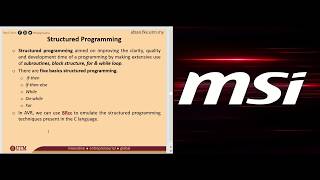 SKEE 3223 - Microprocessor (Module 7 - Program Control Part B)