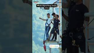 Himalayan Bungy Rishikesh #bungee #bungeejumping #jumping #adventure #trending #viral #bungy #shorts