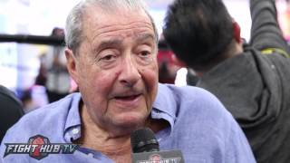 Bob Arum "With Manny's both hands Canelo would take beating that oscar took"