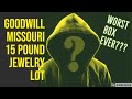 OUR WORST BOX EVER!  Goodwill Missouri 15lb Box of Jewelry Unboxing Unjarring