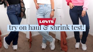 I Replaced ALL MY JEANS with 3 Pairs of Levi's (But Will They Shrink?!)