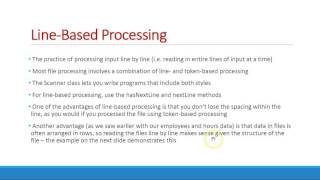 Java File Processing Lecture - Building Java Programs Ch 6