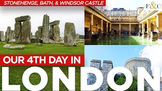 Our London Travel Vlog! | Day 4: Stonehenge, Bath, and Windsor Castle | Frolic & Courage