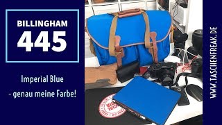 Der Taschenfreak und seine BILLINGHAM 445 in IMPERIAL BLUE