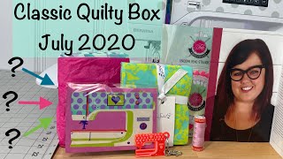 TULA PINK CLASSIC QUILTY BOX | JULY 2020 | UNBOXING