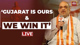 Amit Shah LIVE: Home Minister Amit Shah LIVE | Gujarat Election 2022 | Gujarat Assembly Elections