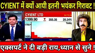 CYIENT Share CRASH ! cyient share news today,results/Hold or sell ? @S B STOCK NEWS