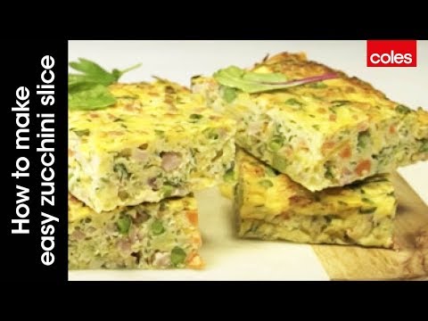 How to make easy zucchini slice How to make easy zucchini slice