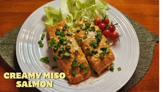 HOW TO COOK JAPANESE CREAMY MISO SALMON COOK IN OVEN  MERRY SAKURA TV