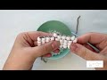 beginners brick stitch beading tutorial for fringe earrings part one