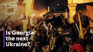 Georgia cracks down on demonstrations over 'foreign agents bill'