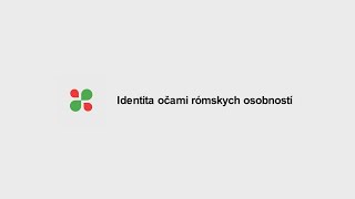 Mediálny inkubátor: Identita očami rómskych osobností