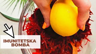 VITAMIN BOMB for immunity and blood count (beets + lemon)