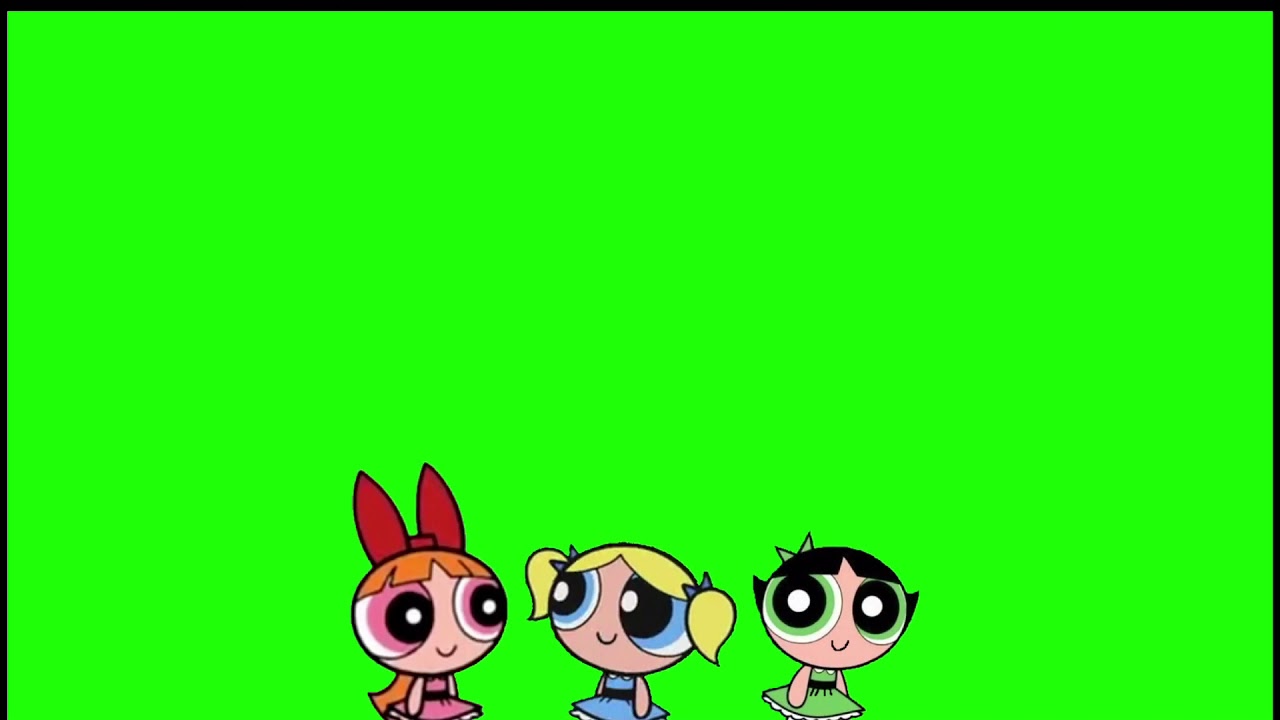 The Powerpuff Girls Theater Green Screen - YouTube