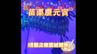 苗栗炸龍鬧元宵 9祥龍接受鞭炮洗禮｜TVBS新聞 #shorts @TVBSNEWS02