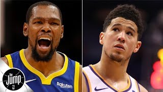Kevin Durant tweets support of Devin Booker amid pick-up game double-team controversy | The Jump