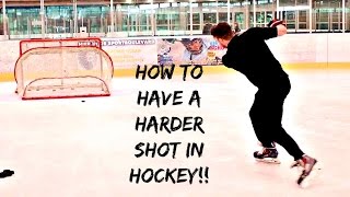 TIPS FOR HARDER WRIST & SNAP SHOTS IN HOCKEY