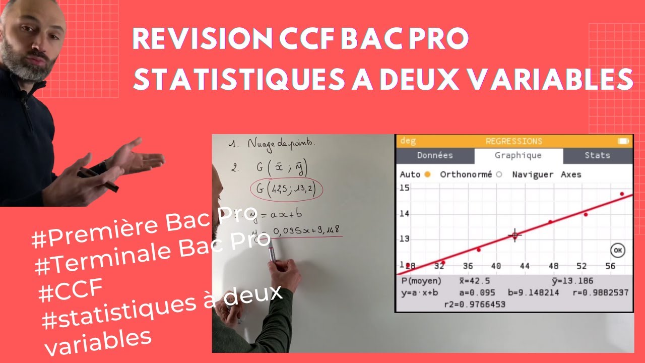 🎓 Préparer Son CCF Bac Pro Mathématiques - Statistiques à Deux ...