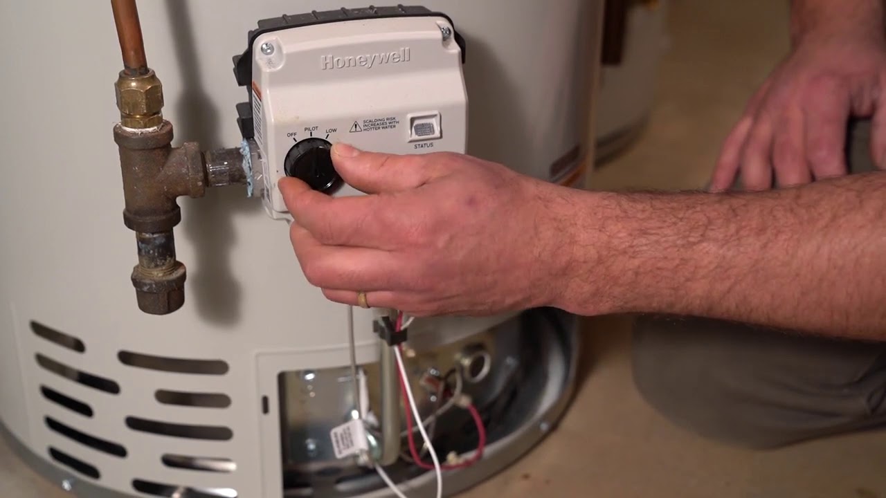 How To Relight A Pilot Light On An Atmospheric Water Heater Water ...