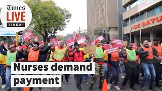 '2% is a shame': Nurses march over working conditions, payment of salaries