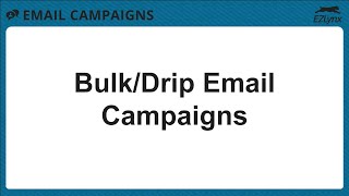 EZLynx 5 - How to Create Bulk/Drip Email Campaigns