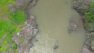 Drone View - Bhogavati River , Pen