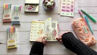 [ASMR Planner Flip Through] How I use my pocket Moleskine 18 months weekly planner