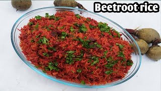 How to make Beetroot rice|Beetroot Pulao|Beetroot Recipes