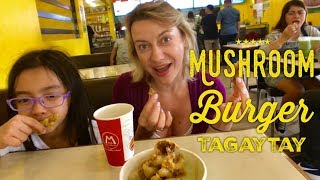 Cheap Eats Tagaytay: Awesome Mushroom Burger | Mushroom Fries |Aguinaldo Highway