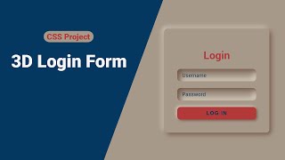 ๐ฅ 2025 3D Login Form Magic: HTML & CSS Tutorial for MZCode01 Developers ๐ #loginform #login #css