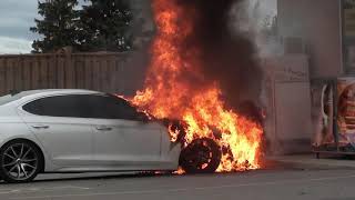 Oct 25, 2020 Pre arrival car fire Port Hope