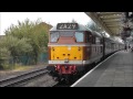 class 31 d5830 u0026 n2 1744 horn u0026 whistle departing loughborough