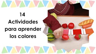 14 Actividades para enseñar los colores