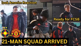 Rashford💥Garnacho,Ugarte,Zirkzee| Man United 21-Man squad ARRIVED FCSB |FIND OUT WHO'S IN SQUAD