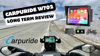 Carpuride W702 5000 mile review on a BMW R1300GS