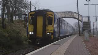 ScotRail 156445 arrives at Rannoch | January 2017