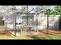 comment installer une pergola autoportante pita blooma castorama