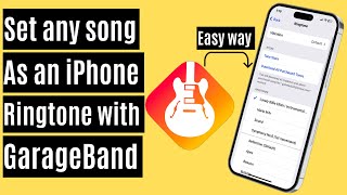 Set any song as an iPhone ringtone with GarageBand (iOS 17) [Easy Method]