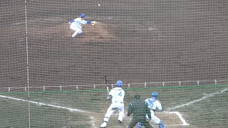 鵜飼、バスターエンドランで強烈なヒットを放ちチャンス拡大！ (2023/02/15)