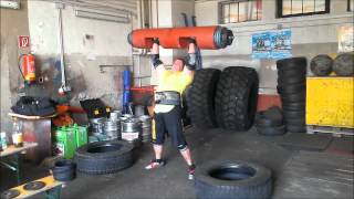 Martin Wildauer - Log Lift 170kg @Hall of Pain