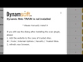 Dynamic Web Twain is not install