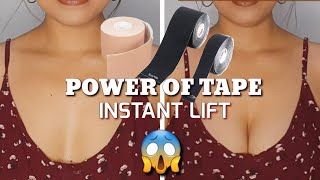ANG SAGOT PARA SA ATING HINAHARAP😆| BOOB TAPE - Breast Instant Lift Tape Review\u0026Demo