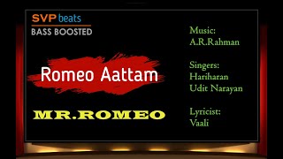 Romeo Aatam Potal ~ Mr.Romeo ~ A.R.Rahman 🎼 5.1 SURROUND 🎧 BASS BOOSTED 🎧 SVP Beats ~ Prabu Deva